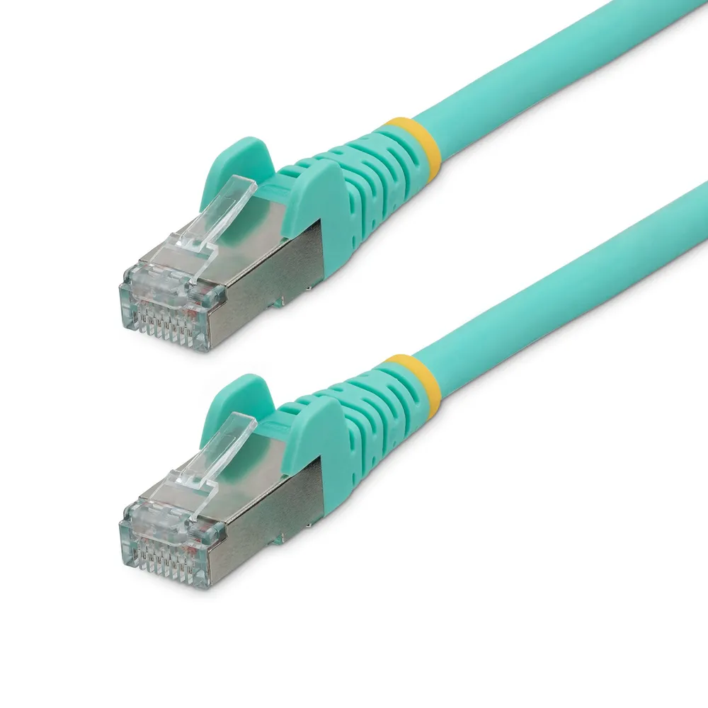 Netzwerkkabel StarTech.com 1,5m CAT6a S/FTP LSZH 10GbE PoE++ 100W RJ-45 Aquamarin