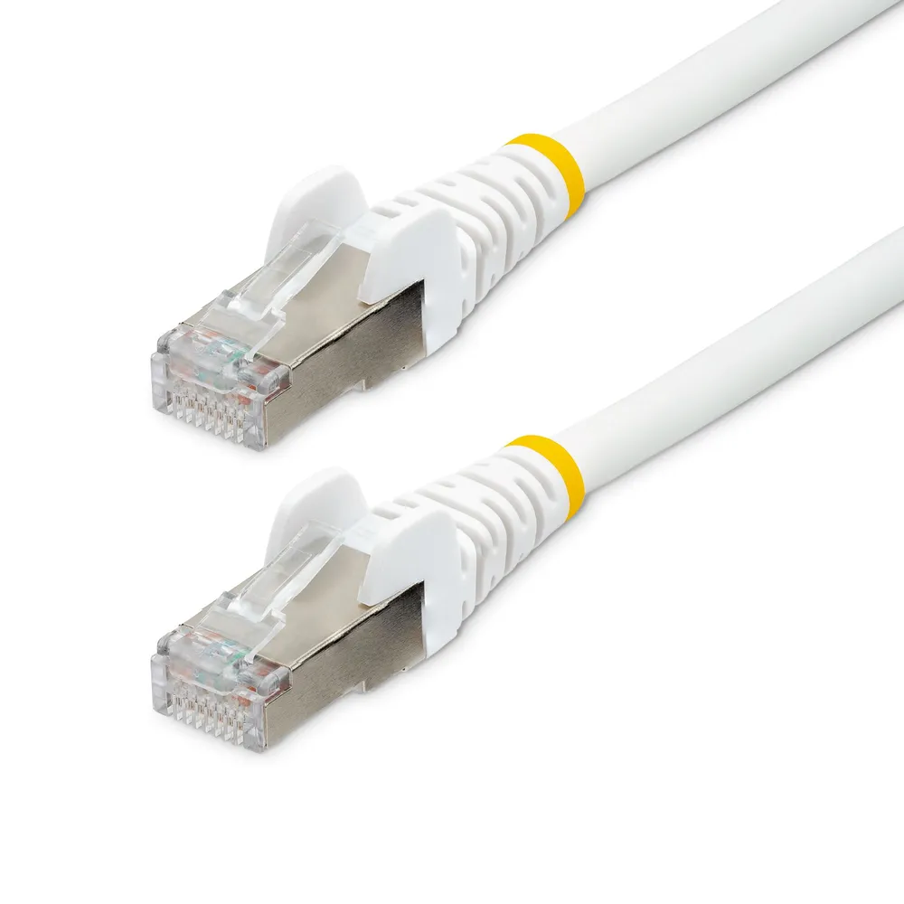 Netzwerkkabel StarTech.com 7.5m Cat6a S/FTP LSZH 10GbE 100W PoE++ Weiß Snagless RJ-45