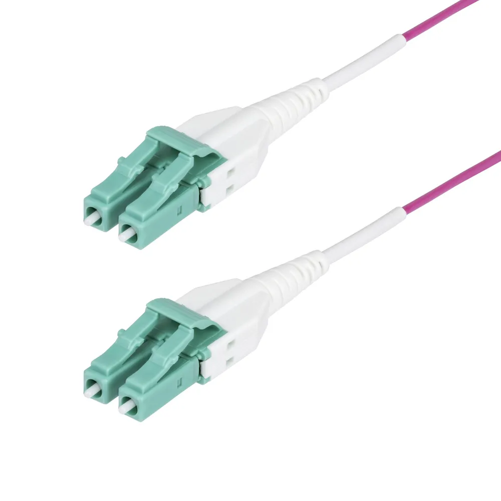 Multimode-OM4-LC-zu-LC-Faserkabel 15m Violett Érica StarTech.com