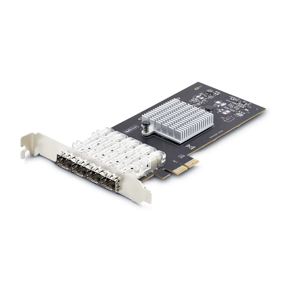 Netzwerkkarte StarTech.com I350-AM4 PCI Express 4xSFP 1000 Mbit/s Intern Schwarz