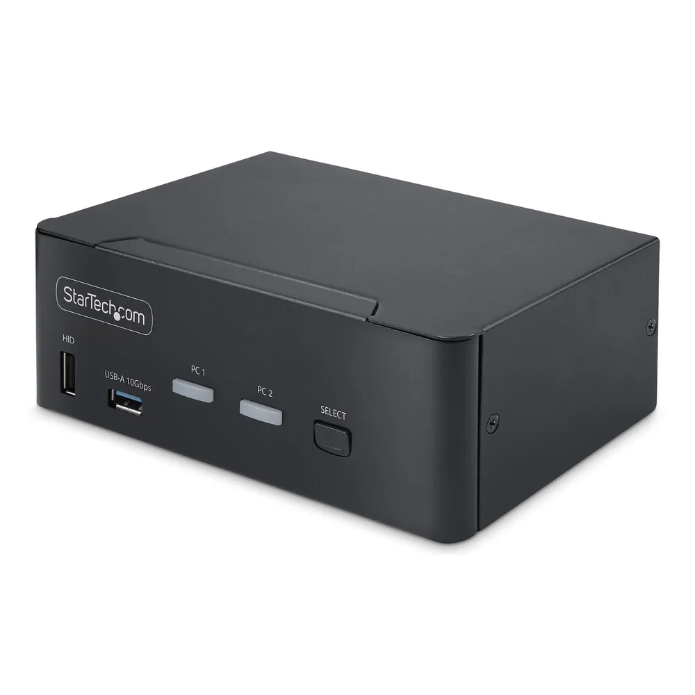 KVM Switch StarTech DisplayPort 1.4 2 Ports 2 Monitore 8K 60Hz USB 10Gbps