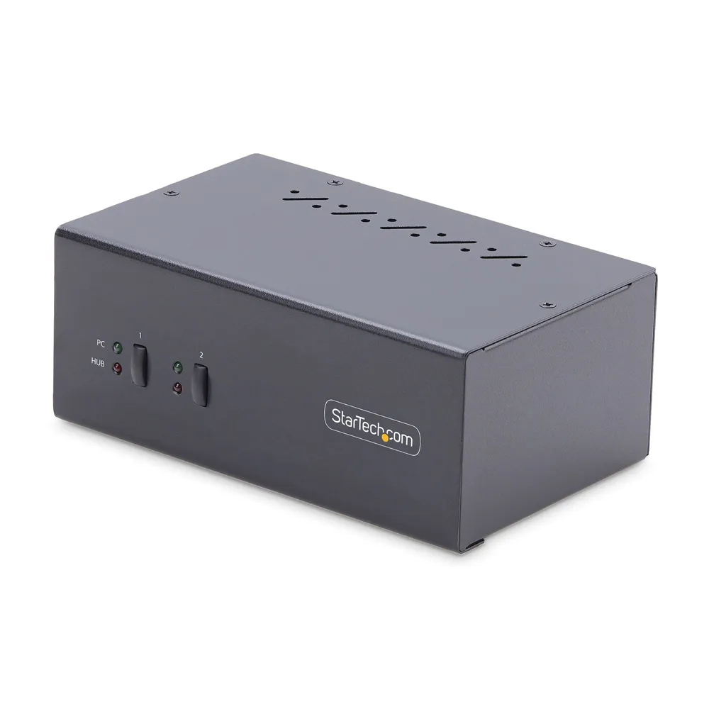 KVM-Switch StarTech DisplayPort 4K60Hz USB 5Gb 2-Monitor Schwarzer KVM-Switch StarTech DisplayPort 4K60Hz USB 5Gb 2-Monitor Schwarzer
