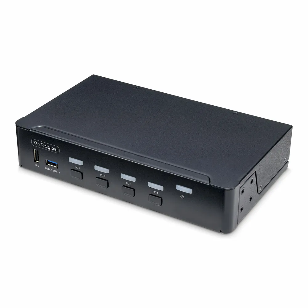 KVM Switch StarTech 4 Port DisplayPort 4K 60Hz USB Audio HDR