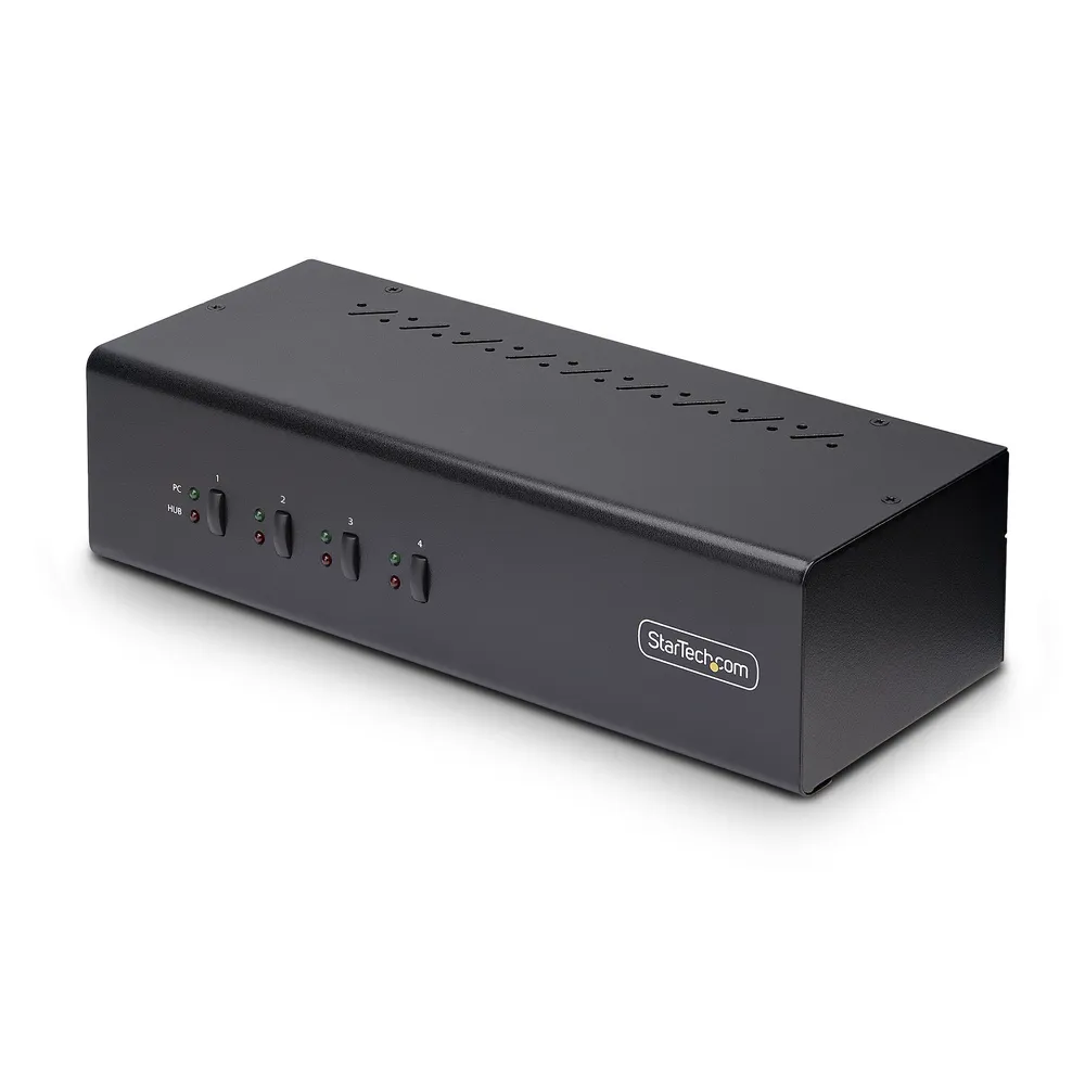 KVM Switch StarTech 4 Port 2 Monitore DisplayPort 4K USB 5Gbps
