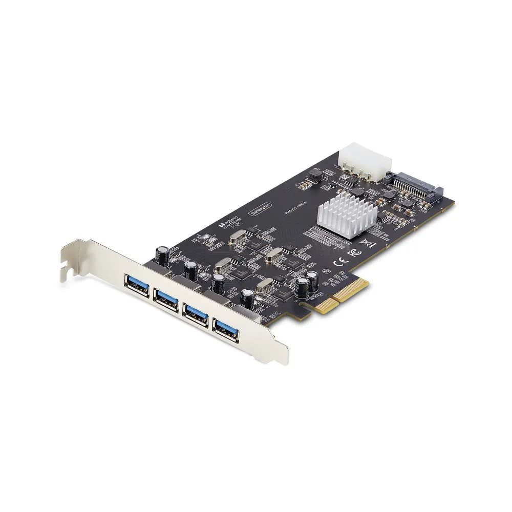 Schnittstellenkarte StarTech.com P5Q4A-USB-CARD PCIe 4x USB-A 5Gbps Full/Low-Profile