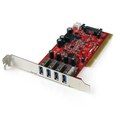 StarTech.com PCIUSB3S4 Schnittstellenkarte/Adapter Eingebaut USB 3.2 Gen 1 (3.1 Gen 1)