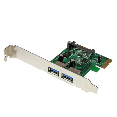 Netzwerkkarte StarTech PEXUSB3S24 PCI Express 5 Gbit/s 2x USB 3.2 Gen 1 UASP SATA Power