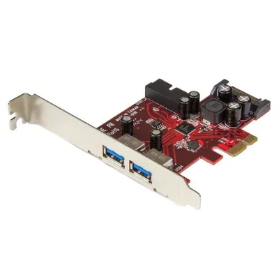 StarTech PCIe-Interfacekarte 4 USB 3.0 Ports 2 Extern/2 Intern