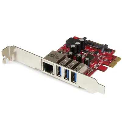 Netzwerkkarte StarTech.com PCI Express USB 3.2 Gen 1 5Gbps Gigabit Ethernet