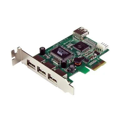 StarTech.com PEXUSB4DP Schnittstellenkarte/Adapter Eingebaut