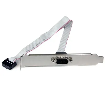 Seriell-Adapter Startech PLATE9M16 IDC10 auf DB9 RS232 40,6 cm grau