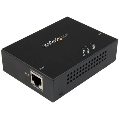 StarTech.com POEEXT1GAT Netzwerk-Erweiterungsmodul Netzwerk-Repeater Schwarz