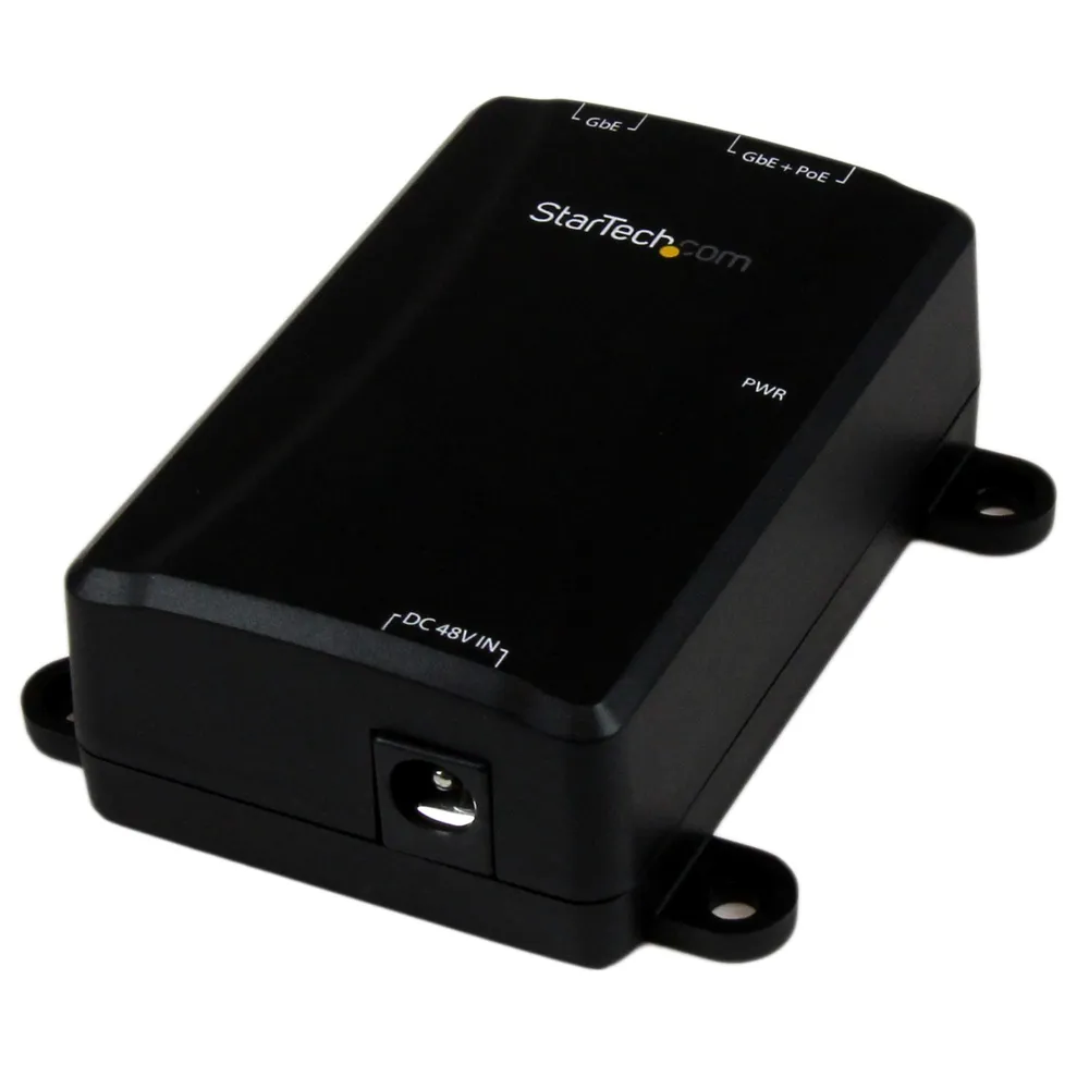 StarTech.com POEINJ1GW PoE-Adapter Gigabit Ethernet 48 V