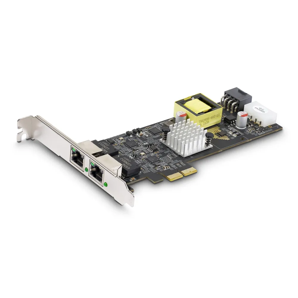 Netzwerkkarte StarTech PCIe Intel I225-V 2-Port PoE 2,5 Gbps Dual-Port Netzwerkkarte