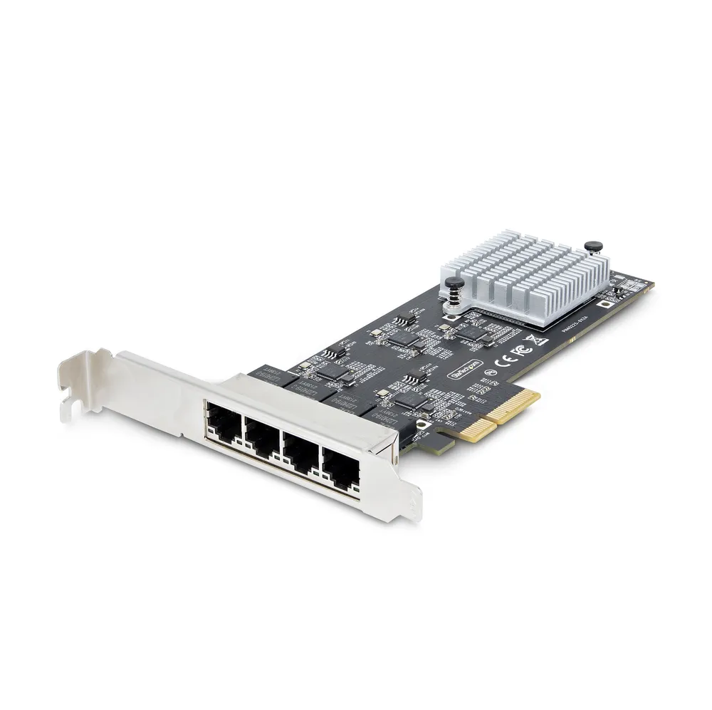Netzwerkkarte StarTech.com I225-V PCI Express 2.0 2.5GbE 4-Port NBASE-T Low Profile