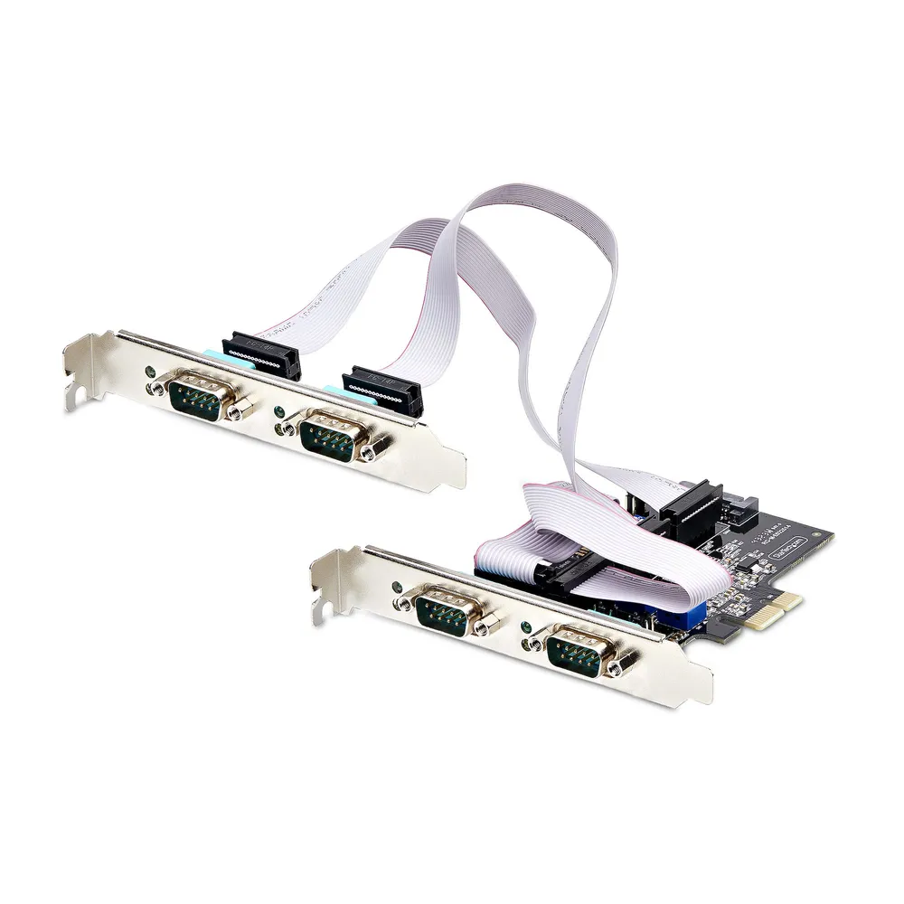 Schnittstellenkarte StarTech PEX4S232485 4x DB9 RS-232/422/485 PCIe ESD TAA Low Profile