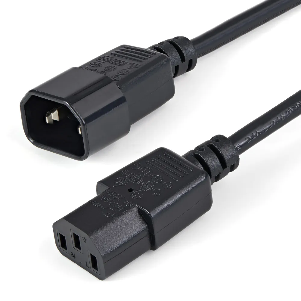 StarTech.com PXT1001M Stromkabel Schwarz C14-Koppler C13-Koppler