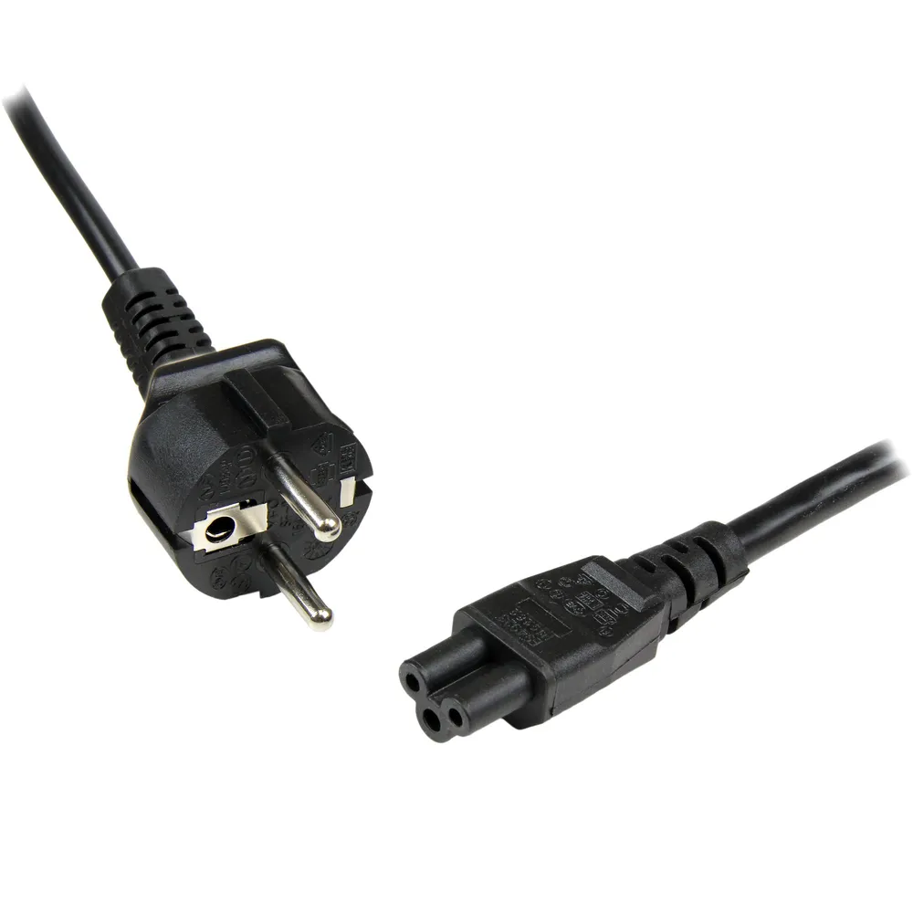 StarTech.com PXTNB3SEU1M Stromkabel Schwarz CEE7/7 C5-Koppler