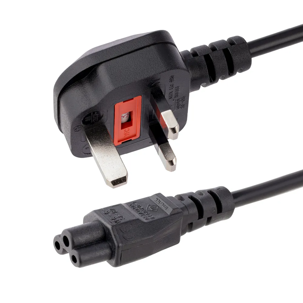StarTech.com PXTNB3SUK2M Stromkabel Schwarz C5-Koppler