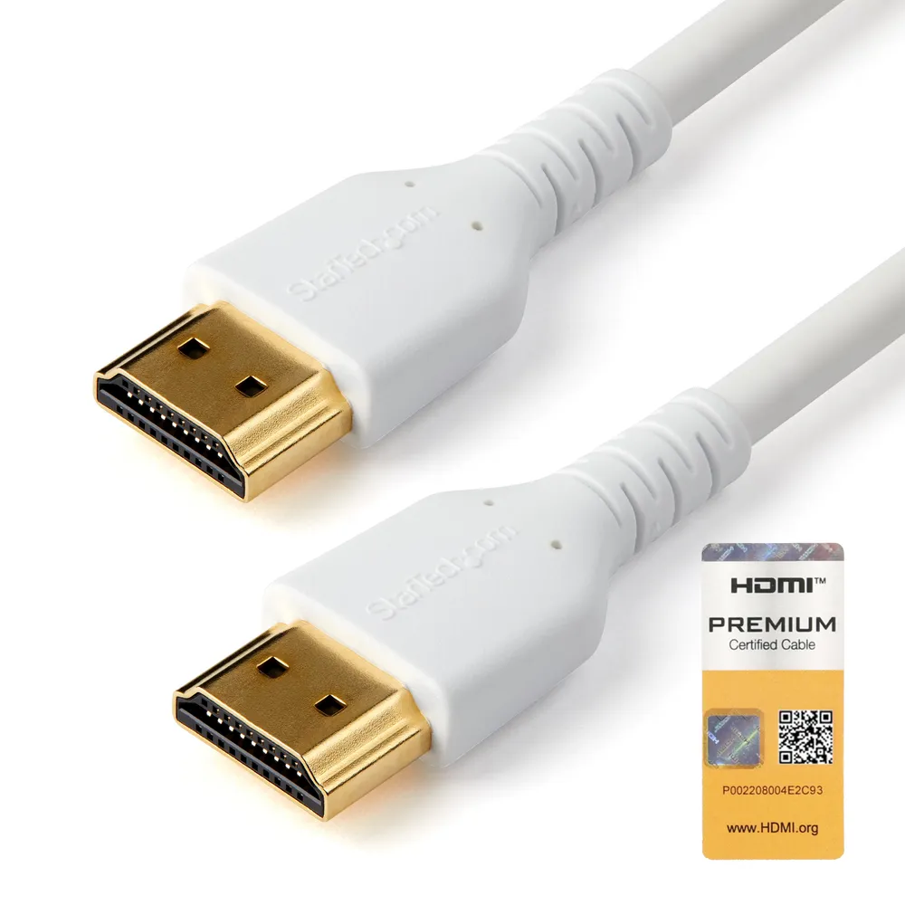 StarTech.com RHDMM2MPW HDMI-Kabel HDMI Typ A (Standard) Weiß