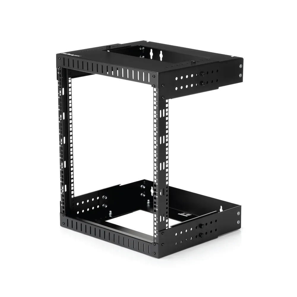 StarTech.com RK12WALLOA Rack 12U Wandmontiertes Regal Schwarz