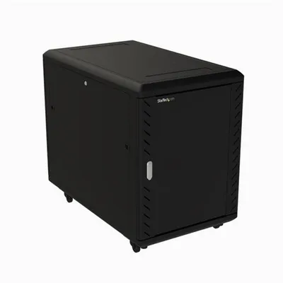 Rackschrank StarTech.com 15U 19 Zoll 4 Säulen abschließbar Rollen