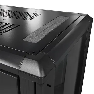 Server Schrank StarTech.com RK2536BKF 25U 4-Säulen 800 kg Räder Schwarz