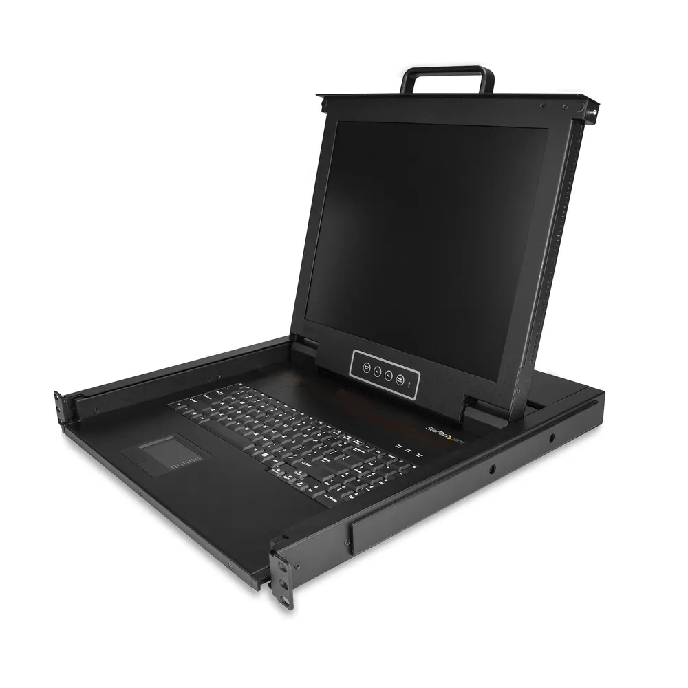 StarTech.com RKCONS1701 Konsolenregal 43,2 cm (17") 1280 x 1024 Pixel Stahl 1U