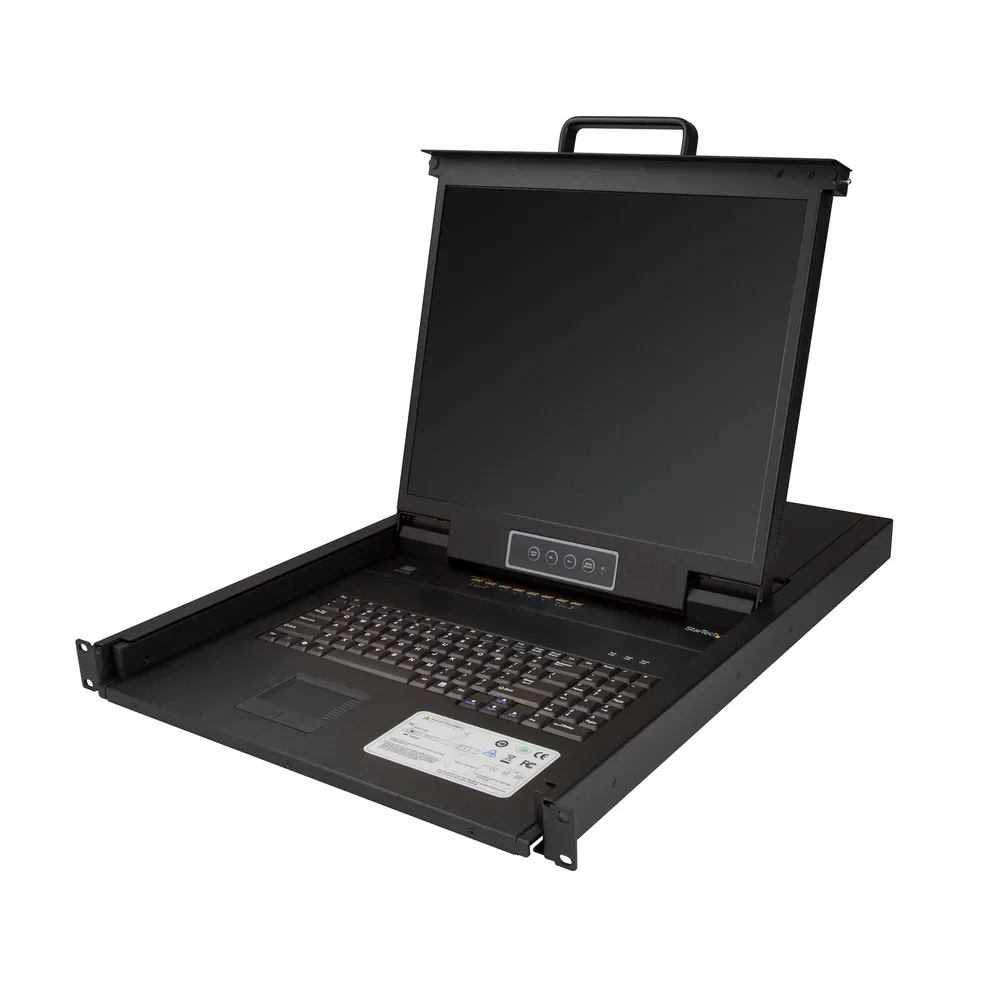 Rackmount KVM-Konsole 8 Ports USB VGA 19 Zoll LCD TFT 1280x1024 21W