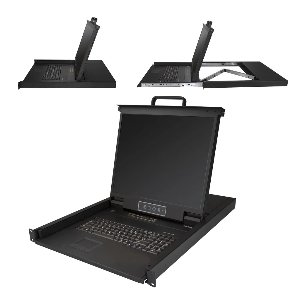 Rackmount KVM-Konsole StarTech 16-Port USB VGA 19" LCD 1280x1024 1U 23W
