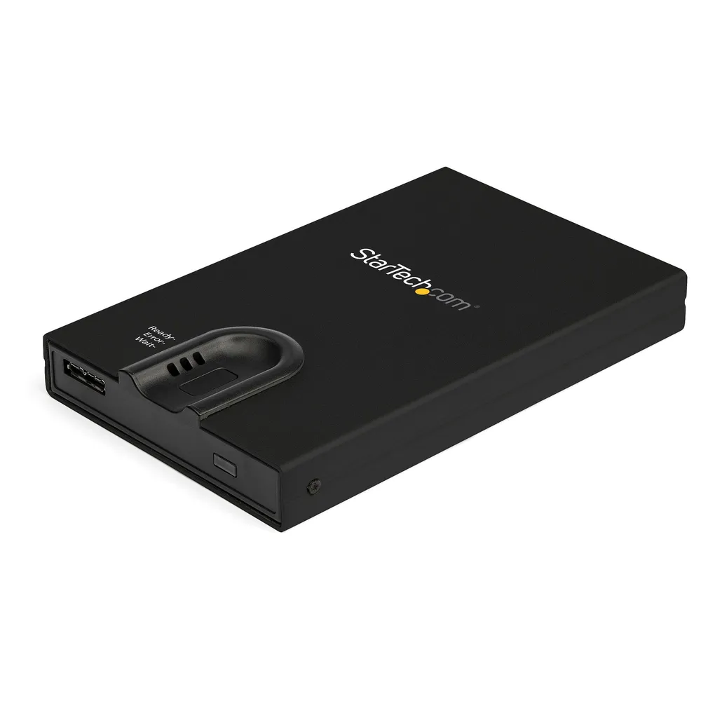 StarTech.com S251BMU3FP Speicherlaufwerksgehäuse HDD / SSD-Gehäuse Schwarz 2.5"