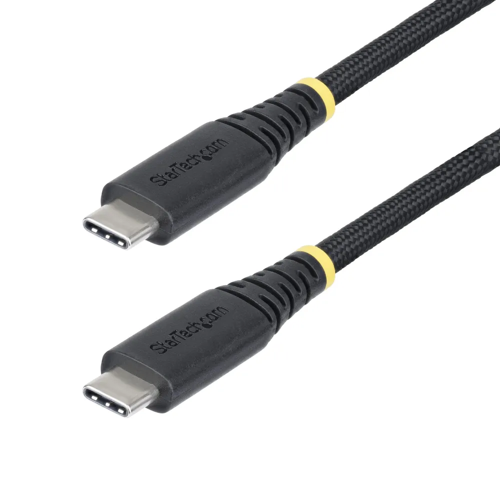 USB-C Kabel StarTech S2CEPR3M-USB-CABLE 3 m 240 W Silikon Geflochten Schwarz