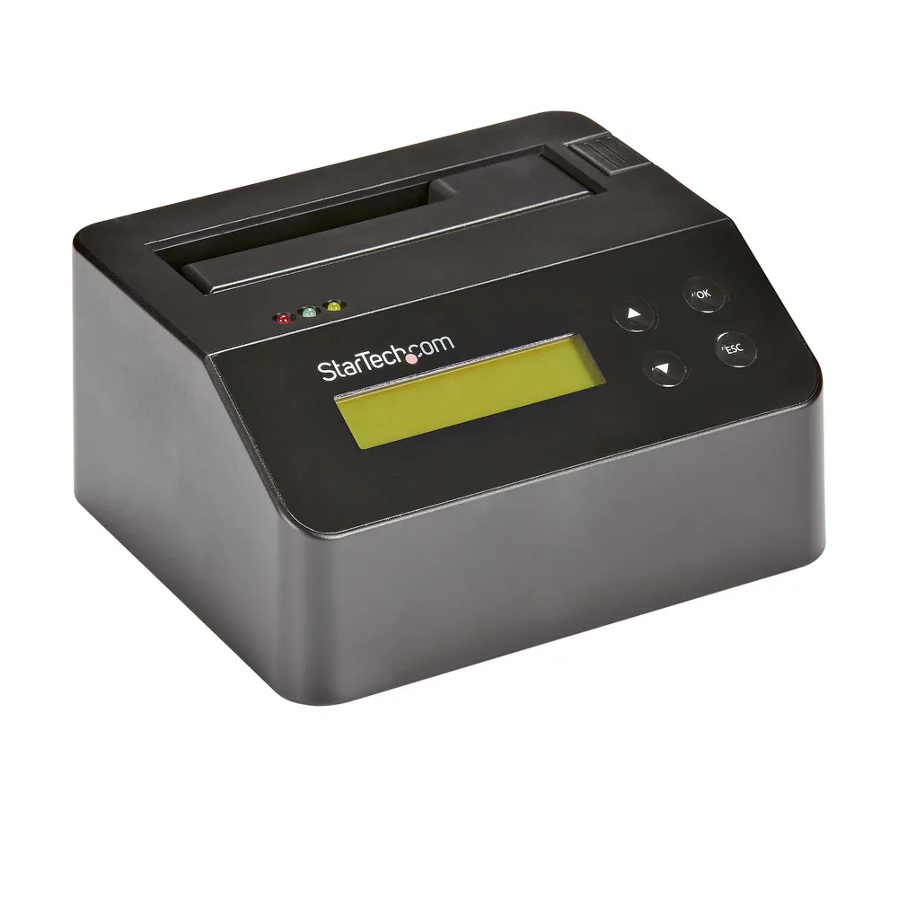 Festplattenlöscher Startech SDOCK1EU3P Einzelschacht USB 3.0 SATA II 9 Löschmodi LCD