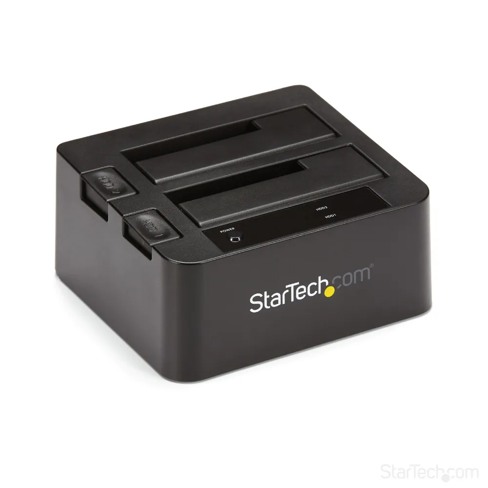 StarTech.com SDOCK2U313 Speicherlaufwerk-Docking-Station USB 3.2 Gen 2 (3.1 Gen 2) Type micro-B Schwarz