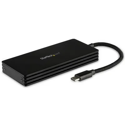 StarTech.com SM21BMU31CI3 Speicherlaufwerksgehäuse Schwarz