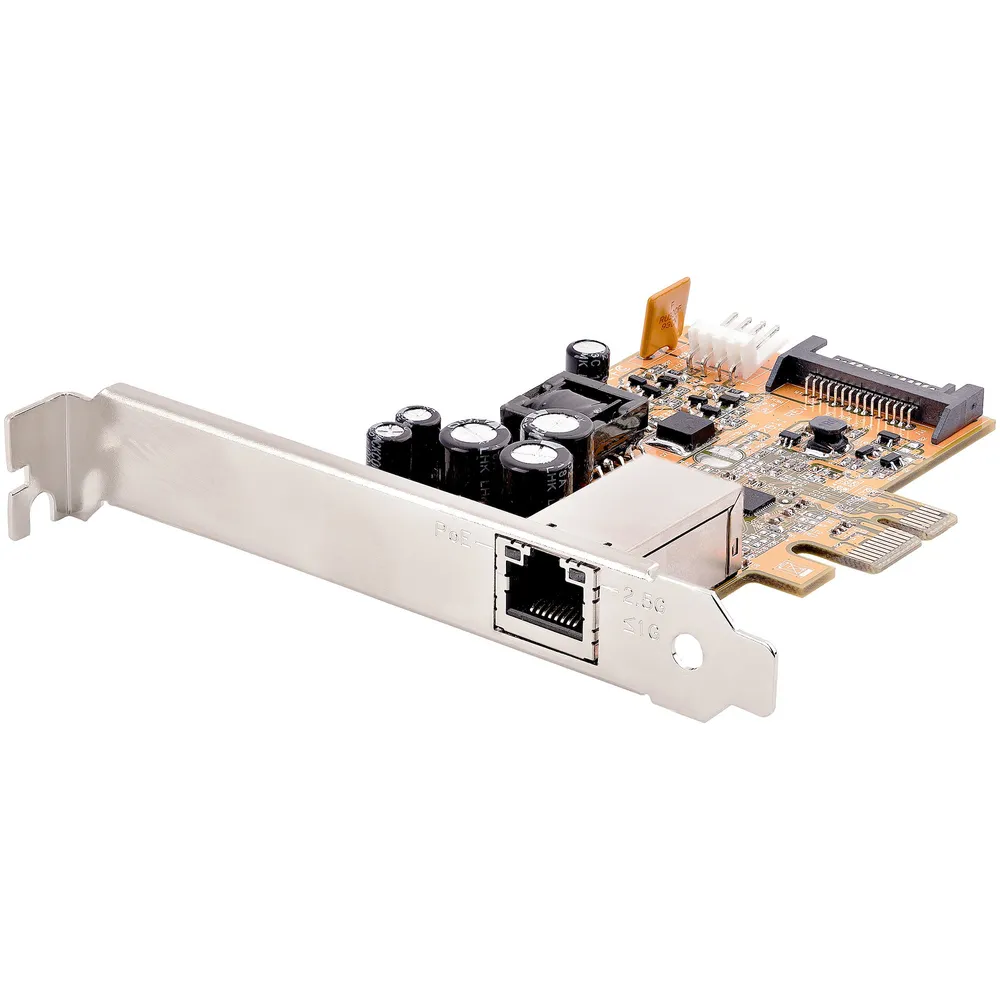 Tarjeta de Red Startech PCI Express 2,5Gbps PoE+ 30W RJ45 Niedrigprofil