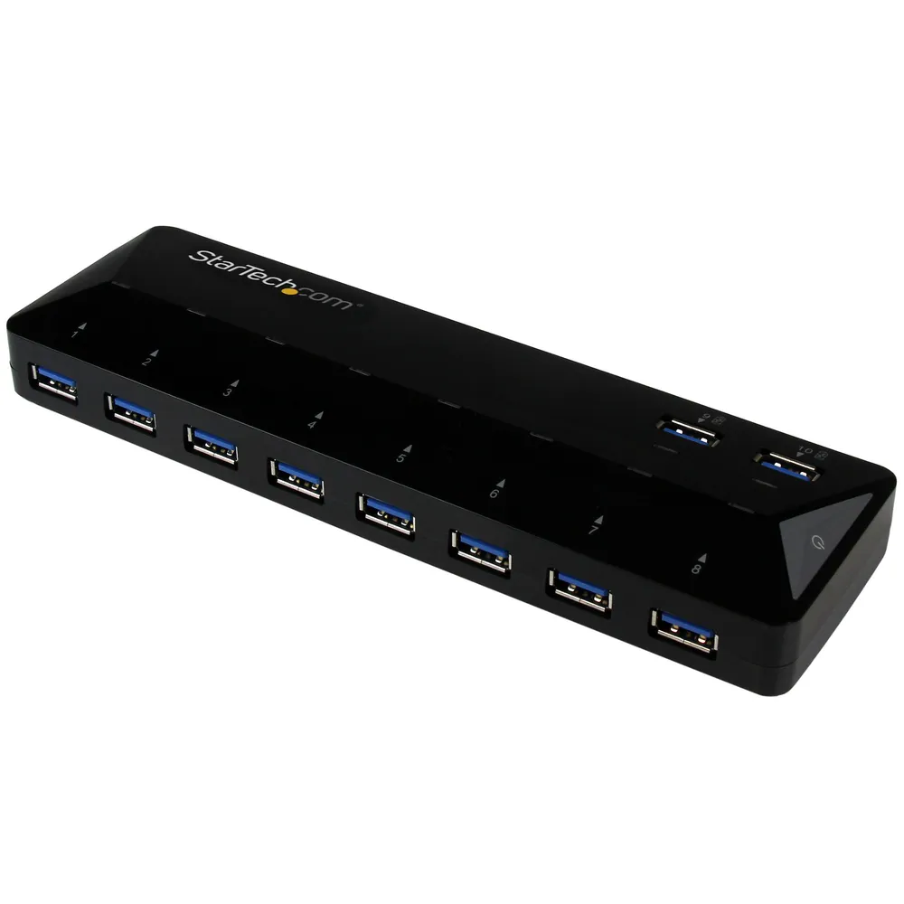 StarTech.com ST103008U2C Schnittstellen-Hub USB 3.2 Gen 1 (3.1 Gen 1) Type-B 5000 Mbit/s Schwarz
