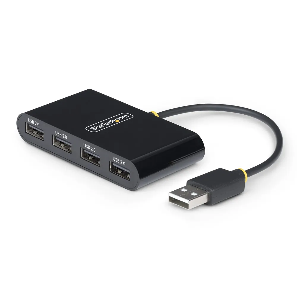 Hub StarTech 4 Ports USB 2.0 480 Mbps Modell ST4200MINI2-USB-HUB kompakt
