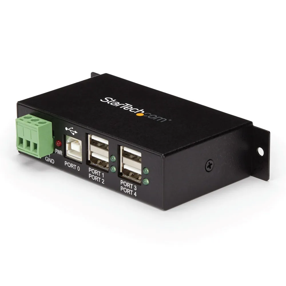 USB-Hub Startech ST4200USBM 4x USB 2.0 Industrie Metall Gehäuse