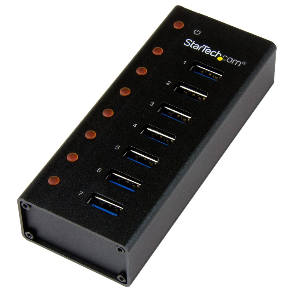 StarTech.com ST7300U3M Schnittstellen-Hub USB 3.2 Gen 1 (3.1 Gen 1) Type-B 5000 Mbit/s Schwarz