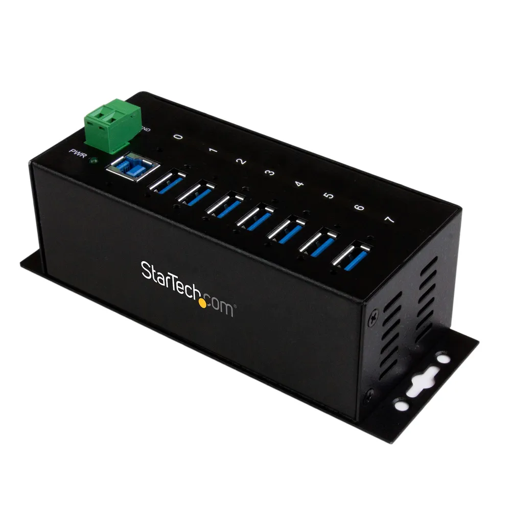 StarTech.com ST7300USBME Schnittstellen-Hub USB 3.2 Gen 1 (3.1 Gen 1) Type-B 5000 Mbit/s Schwarz