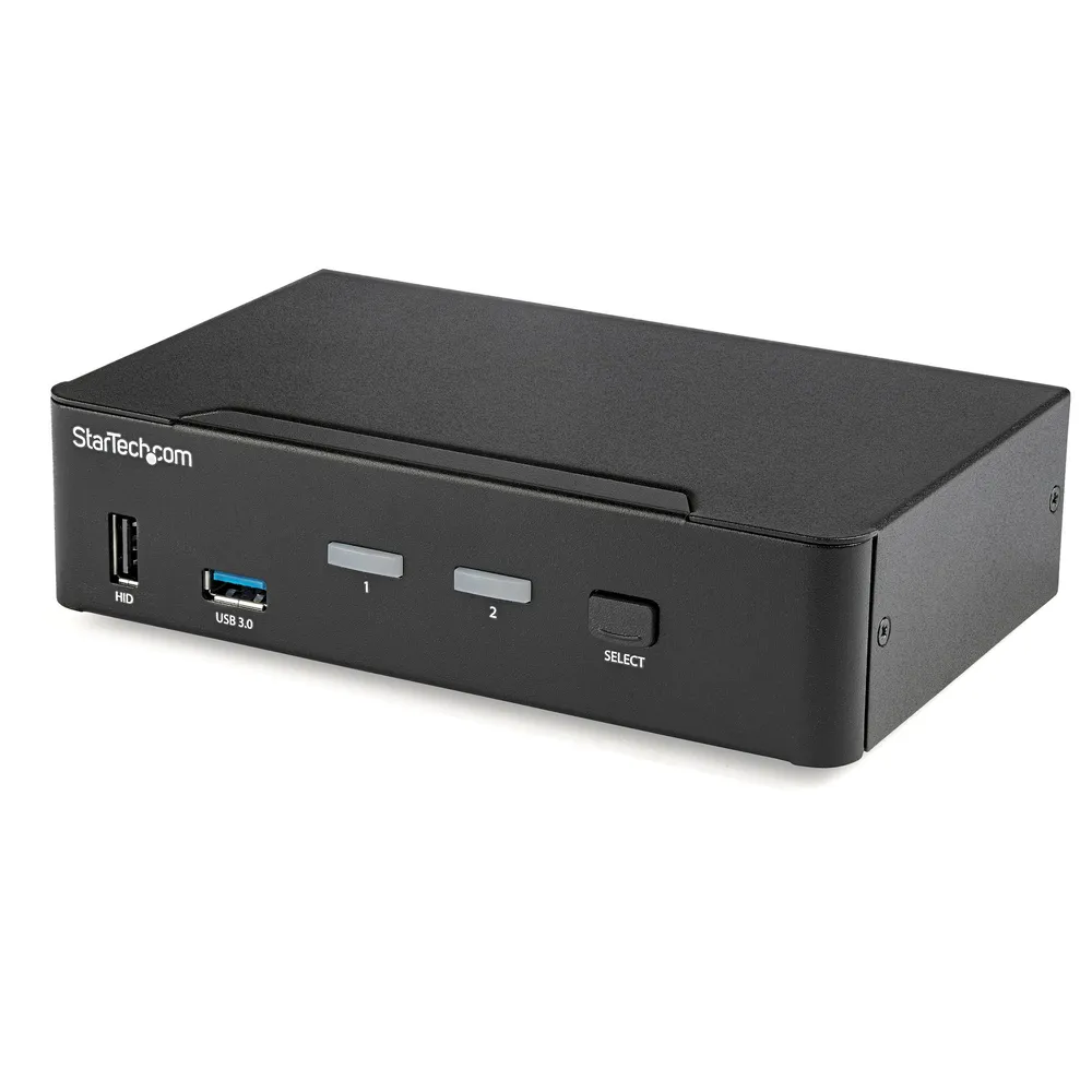 StarTech.com SV231DPU34K Tastatur/Video/Maus (KVM)-Switch Schwarz