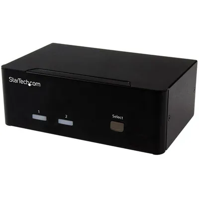 StarTech.com SV231DVGAU2A Tastatur/Video/Maus (KVM)-Switch Schwarz