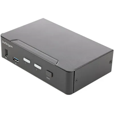 StarTech.com SV231HU34K6 Tastatur/Video/Maus (KVM)-Switch Rack-Einbau Schwarz
