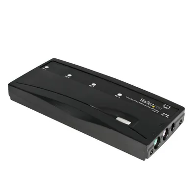 StarTech.com SV411K Tastatur/Video/Maus (KVM)-Switch Schwarz
