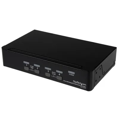 StarTech.com SV431DPUA Tastatur/Video/Maus (KVM)-Switch Schwarz