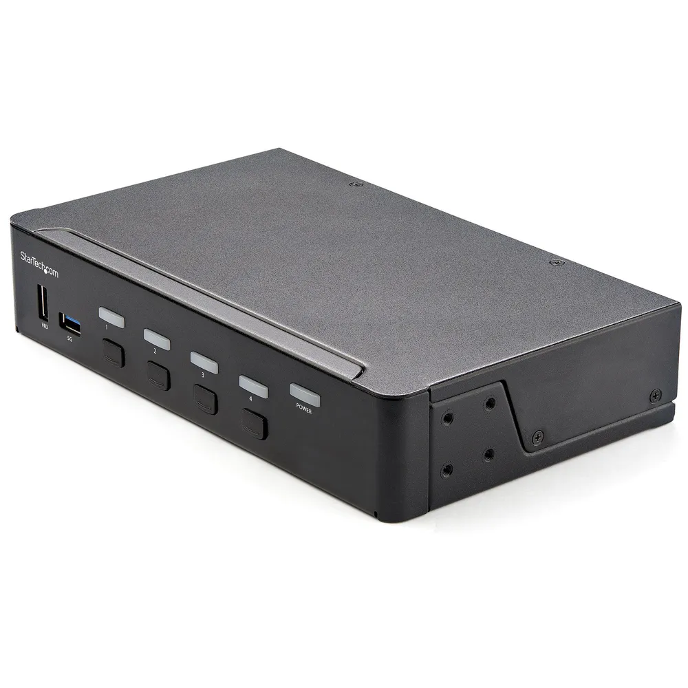 KVM Switch StarTech.com HDMI 2.0 4K 60Hz USB 3.0 Hub Audio Analog Digital