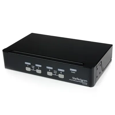 StarTech.com SV431USB Tastatur/Video/Maus (KVM)-Switch Rack-Einbau Schwarz