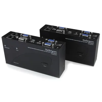 KVM-Konsolen-Extender USB VGA Doppelt StarTech.com über Cat5 200 m