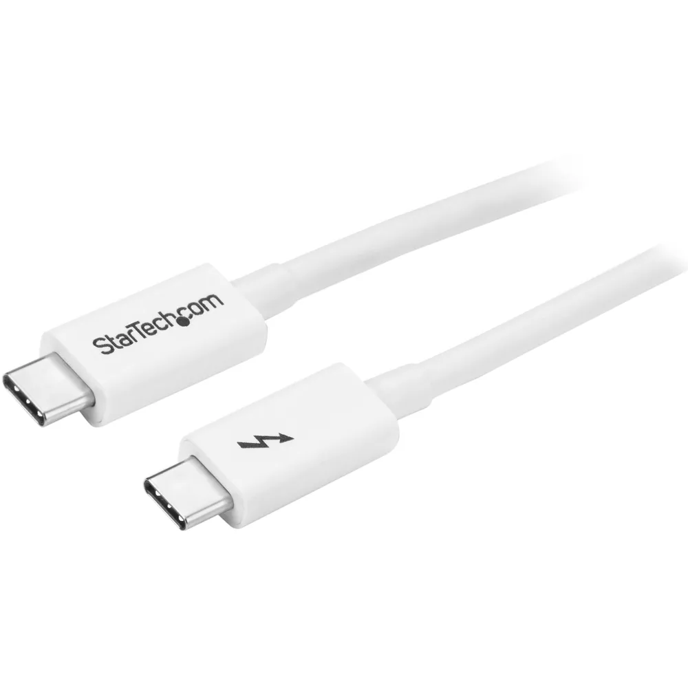 Kabel Thunderbolt 3 StarTech 1 m 20 Gbps 100W PD 4K Weiß